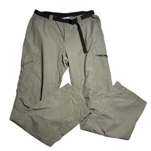 Columbia Mens Silver Ridge Cargo Pants 38x34 Khaki Omni-Shade Hiking Gorpcore
